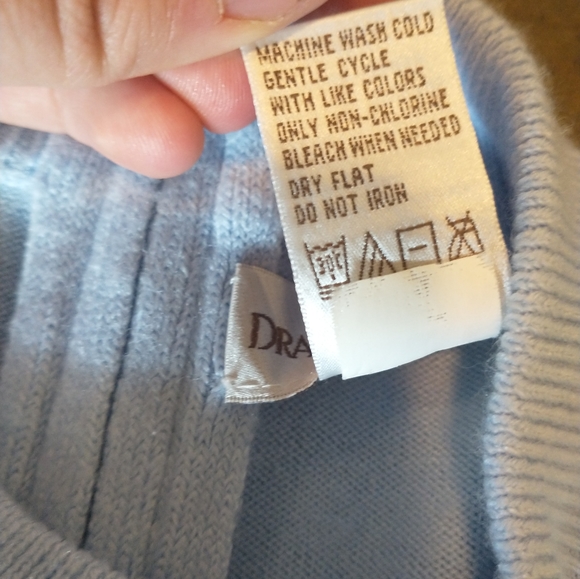 Blue Long Sleeve Drapers and Damons Top XL - Picture 3 of 3